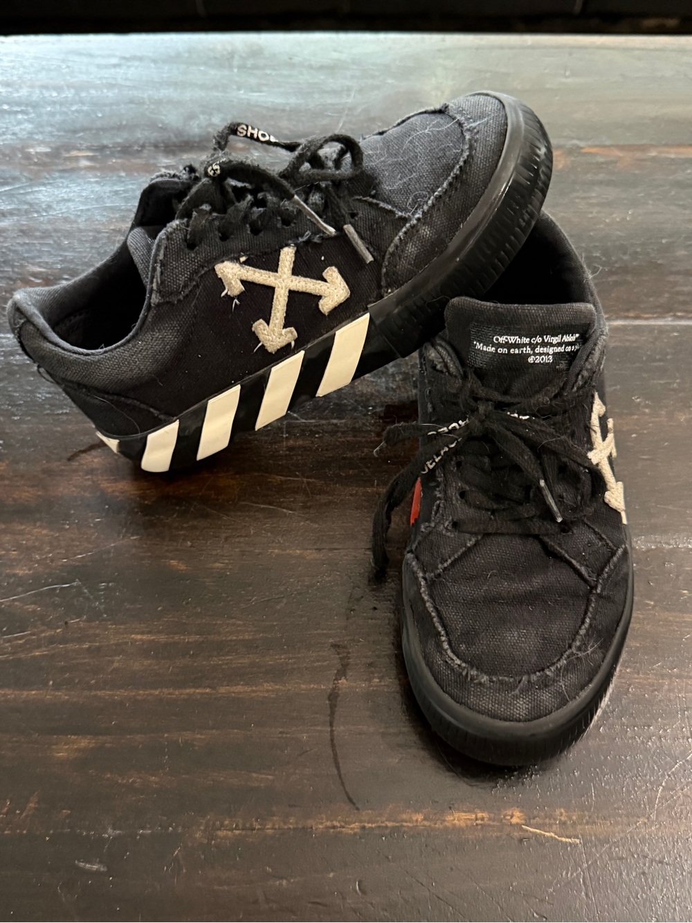Off-White Kids Low Vulcanized Sneakers
